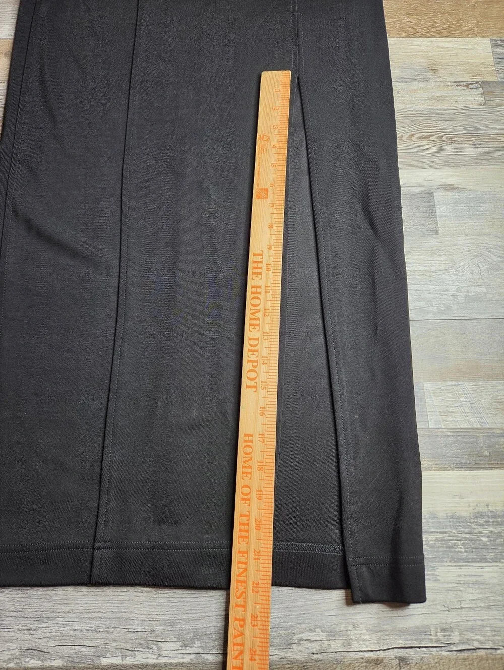 Tadashi (Shoji) Vintage Long Black Skirt Medium Made In USA